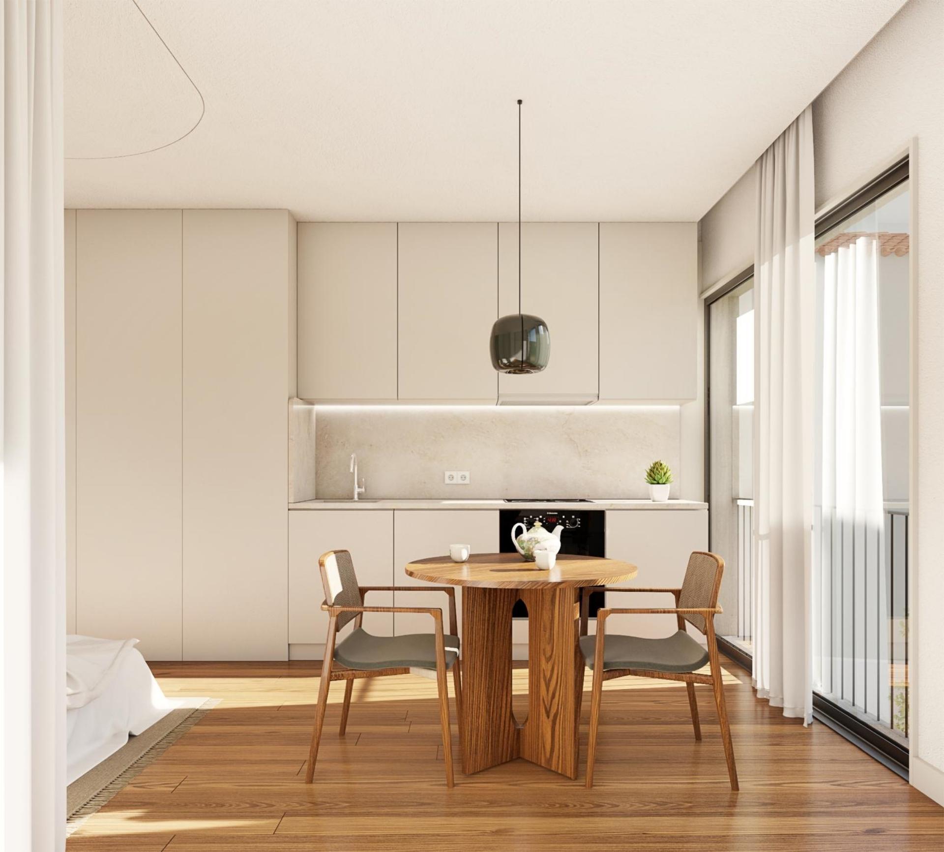 Apartamento T0 com Terraço, em Construção - Brito Capelo, Matosinhos