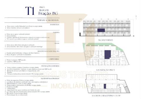Apartamento T1 com Varanda, em construção, Asprela, Paranhos