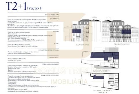Apartamento T2+1 Duplex em construção em plena Baixa da cidade do Porto