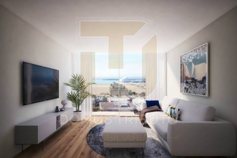 Apartamento T1, de Luxo, vistas de mar a 100metros da Praia de Matosinhos