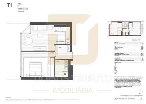 Apartamento T1, de Luxo a 100metros da Praia de Matosinhos