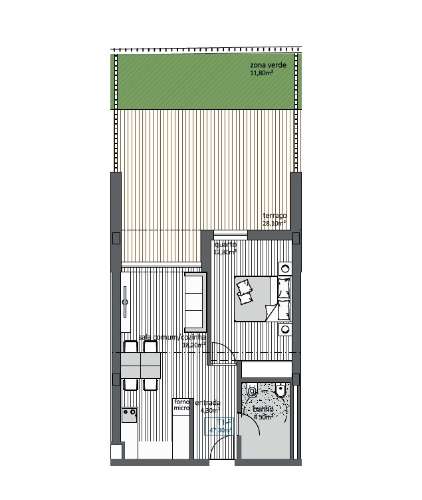 Apartamento T1 com Terraço, Jardim e Garagem | Polo Universitário – Porto