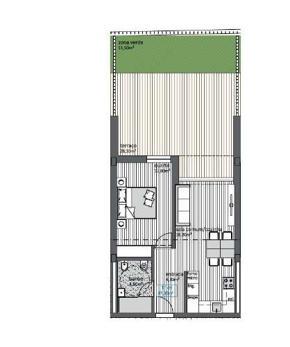Apartamento T1 com Terraço, Jardim e Garagem | Polo Universitário – Porto