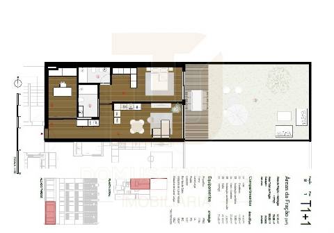 Apartamento T1+1 com Terraço de Luxo, Nova Construção, Matosinhos Sul