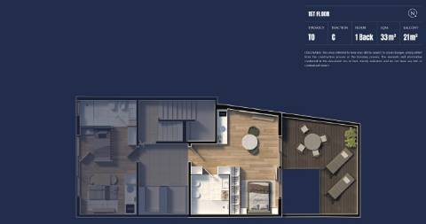 Apartamento T0 em Construção, Matosinhos Centro