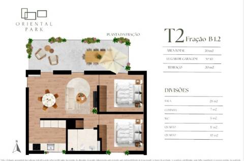 Apartamento T2 com Terraço em Construção Empreendimento em Campanhã