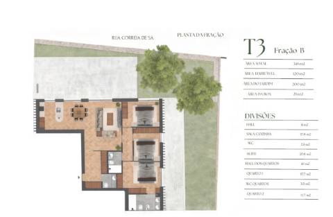 Apartamento T3 com terraço, de Luxo, Avenida da Boavista, Porto