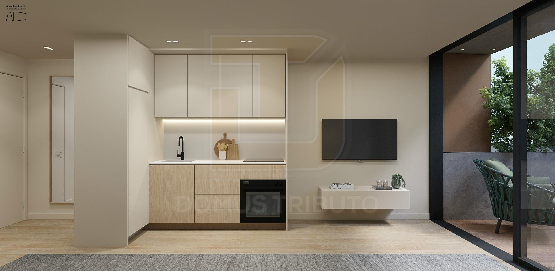 Apartamento T1 com Varanda, de Luxo, Nova Construção, Matosinhos Sul