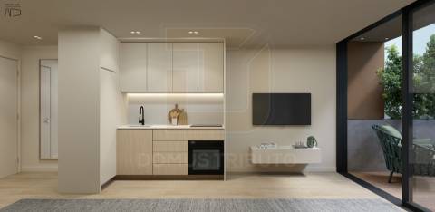 Apartamento T1 com Varanda, de Luxo, Nova Construção, Matosinhos Sul