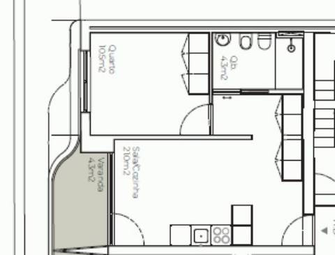 Apartamento T1 com Varanda, de Luxo, Nova Construção, Matosinhos Sul