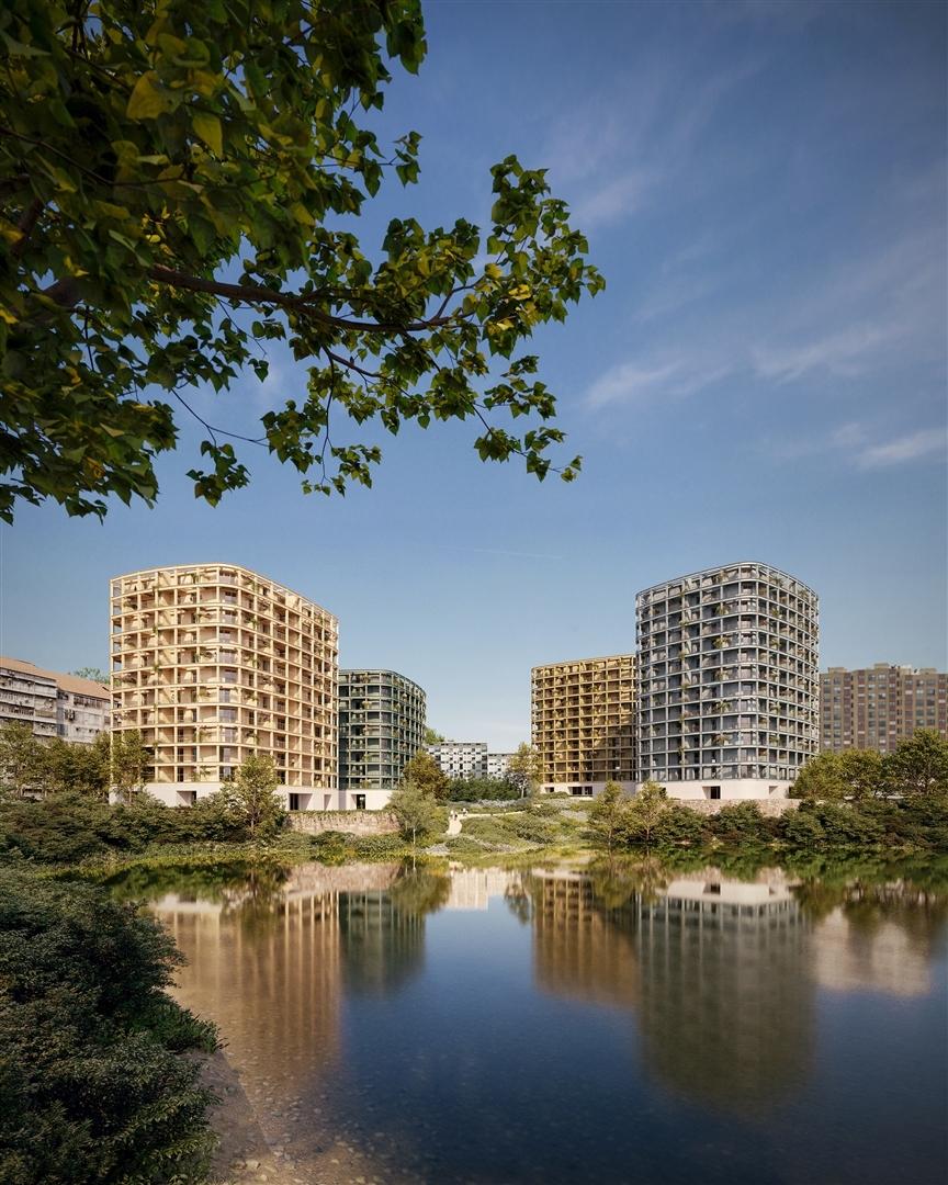 Apartamento T3  com terraço, estacionamento duplo, em construção, Arca D´água, Paranhos