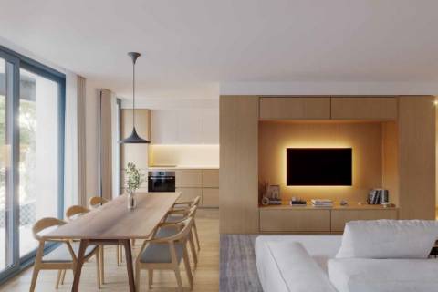 Apartamento T1 Smart com varanda, estacionamento, em construção, Arca D´água, Paranhos