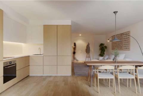 Apartamento T1 Smart com varanda, estacionamento, em construção, Arca D´água, Paranhos