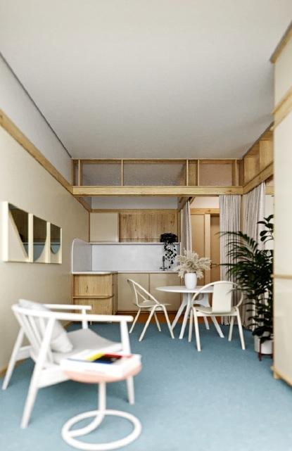 Apartamento T1 Mezzanine na Baixa do Porto, junto ao metro da Trindade, Porto