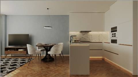 Apartamento T1 renovado na Rua de Santa Catarina — uma oportunidade para viver ou investir no centro