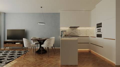 Apartamento T1 renovado na Rua de Santa Catarina — uma oportunidade para viver ou investir no centro