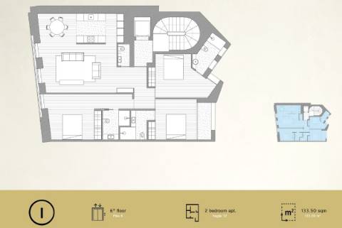 Apartamento T3 De Luxo, Novo, Sá da Bandeira, Baixa Porto