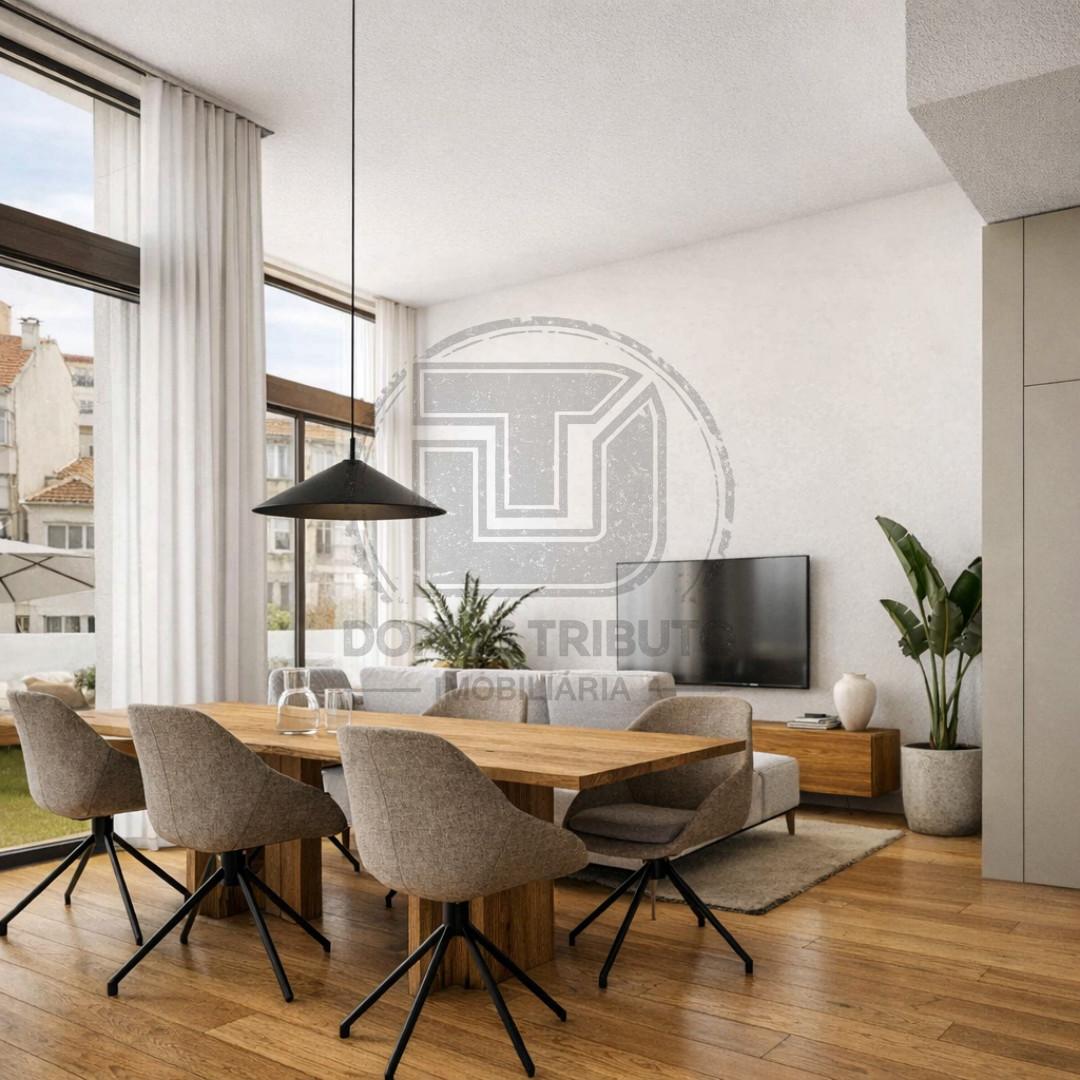 T1+2 Duplex em construção | Rua da Alegria – Porto | Jardim 29 m²