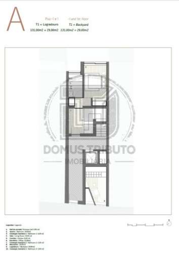 T1+2 Duplex em construção | Rua da Alegria – Porto | Jardim 29 m²