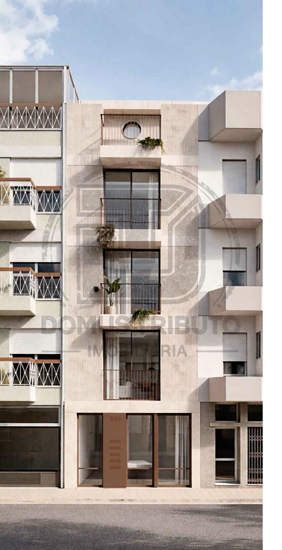 T1 com Mezzanino e Escritório em construção | Rua da Alegria – Porto | Jardim 29 m²