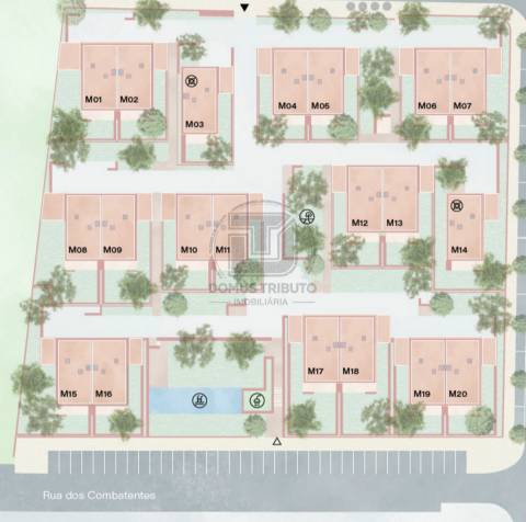 Moradia T4 em condomínio fechado com piscina – Praia da Madalena
