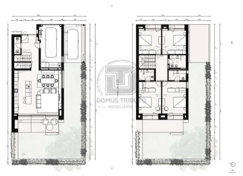 Moradia T4 em condomínio fechado com piscina – Praia da Madalena