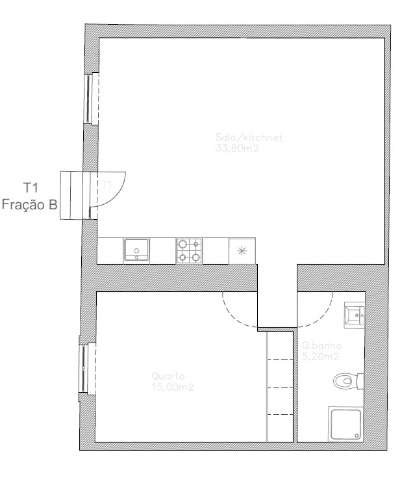 Moradia V1 em Construção com lugar de estacionamento | Matosinhos Mercado