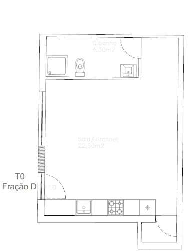 Moradia V1 em Construção com lugar de estacionamento | Matosinhos Mercado