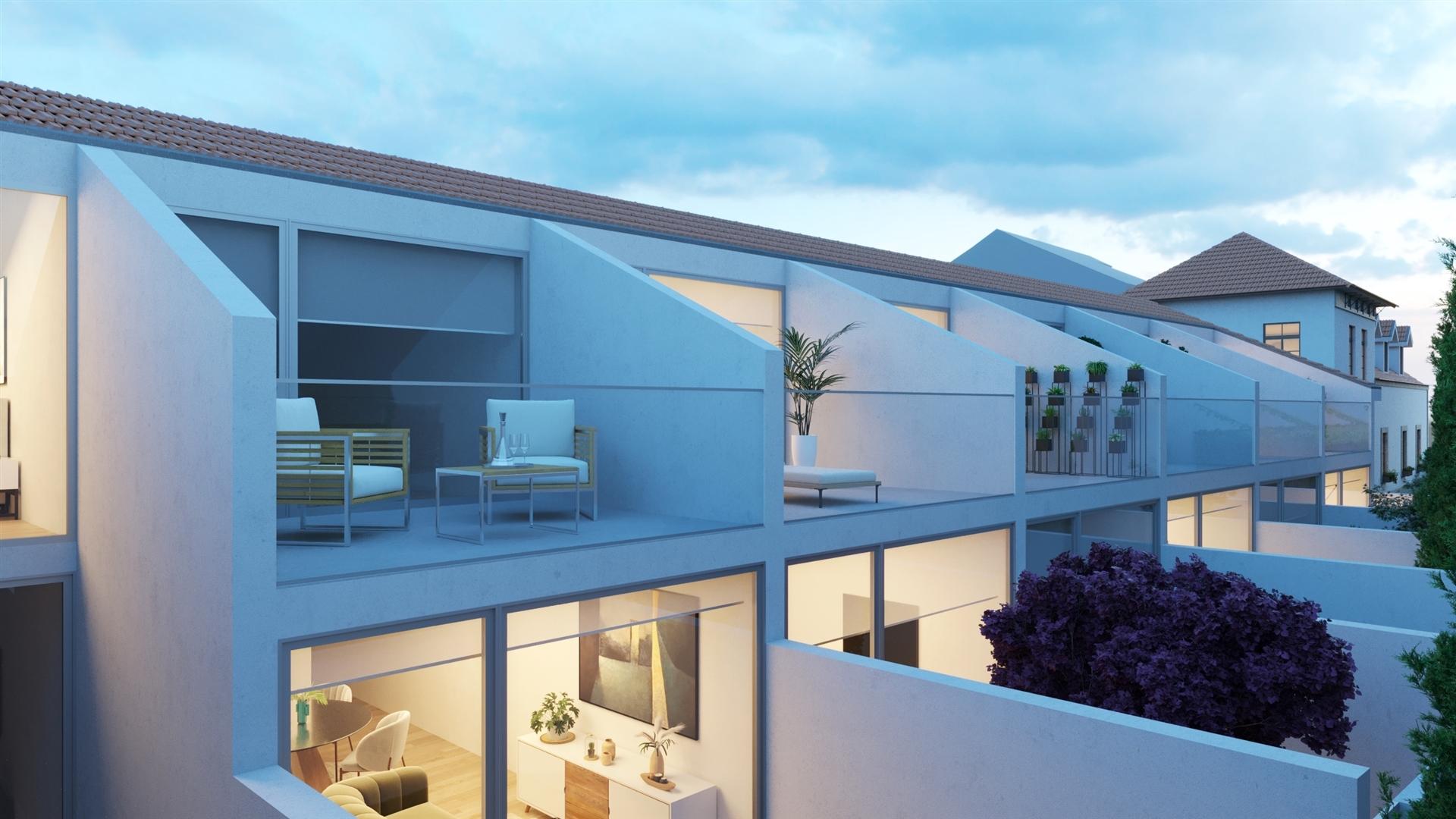 Moradia V1 Duplex em Construção com Varanda, Jardim e  Lugar de estacionamento | Matosinhos Mercado