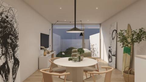 Moradia V1 Duplex em Construção com Varanda, Jardim e  Lugar de estacionamento | Matosinhos Mercado
