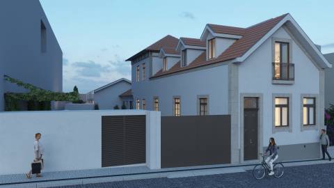 Moradia V1 Duplex em Construção com Varanda, Jardim e  Lugar de estacionamento | Matosinhos Mercado
