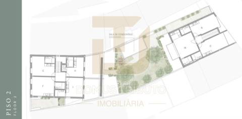 Apartamento T0 com Terraço em Construção, Centro Histórico Leça da Palmeira