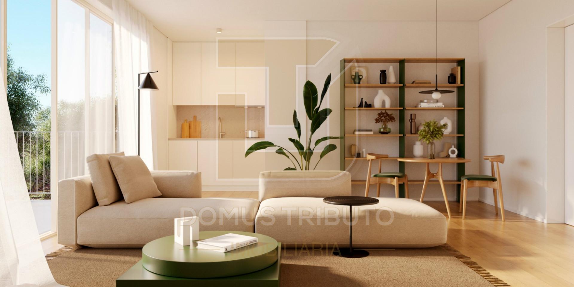 Apartamento T0 com Terraço em Construção, Centro Histórico Leça da Palmeira