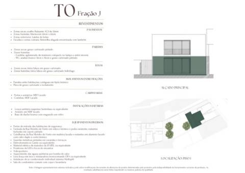 Apartamento T0 com Terraço em Construção, Centro Histórico Leça da Palmeira