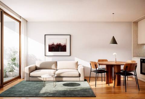 Apartamento T1 Novo com Terraço junto à Praia e Metro | Matosinhos Sul