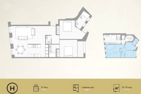 Apartamento T2, Novo, Sá da Bandeira, Baixa Porto