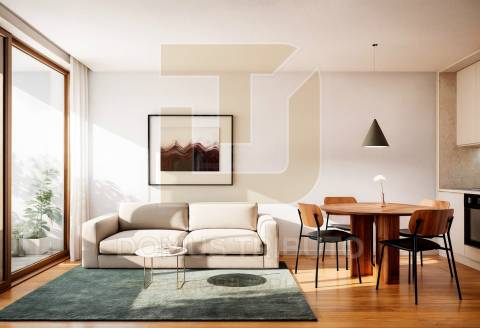 Apartamento T1+1 Mezanino Novo com Varanda | Matosinhos Sul