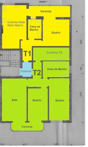 Apartamento T2 Arrendamento em Colmeias e Memória,Leiria