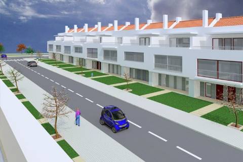 Lote de Terreno para construção de moradia em banda, localizado na Urb. da Ribeira do Marchante