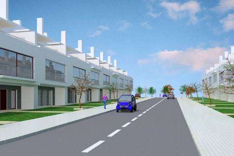 Lote de Terreno para construção de moradia em banda, localizado na Urb. da Ribeira do Marchante