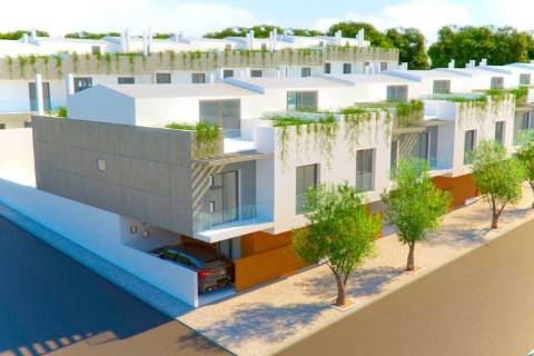 Lote de Terreno para construção de moradia em banda, localizado na Urb. da Ribeira do Marchante