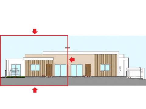 Moradia Nova Térrea T1+2 com Espaço Exterior e Pérgola - Pinhal General