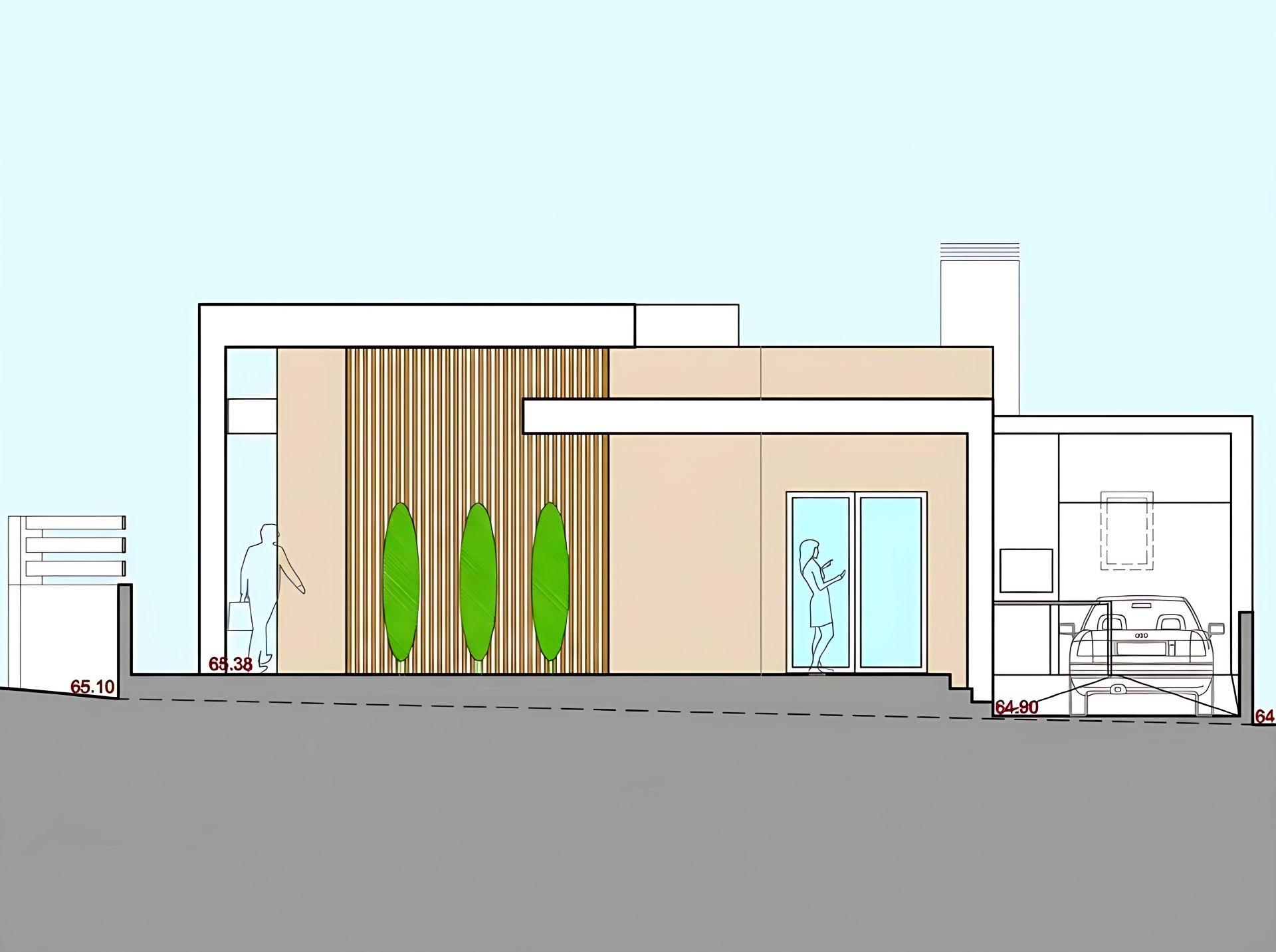 Moradia Nova Térrea T2 com Espaço Exterior e Pérgola - Pinhal General