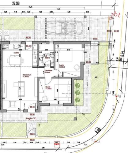 Moradia Nova Térrea T2 com Espaço Exterior e Pérgola - Pinhal General