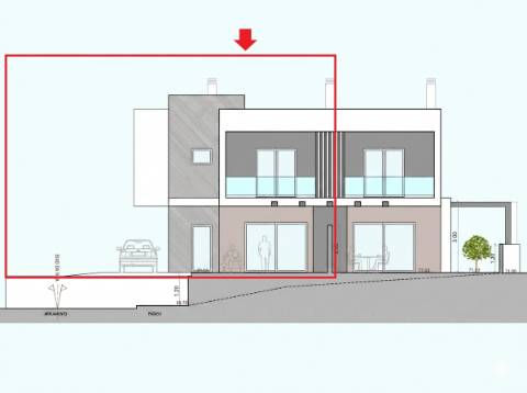 Moradia Geminada T4 de gaveto, localizada no Pinhal General, Fernão Ferro - Seixal