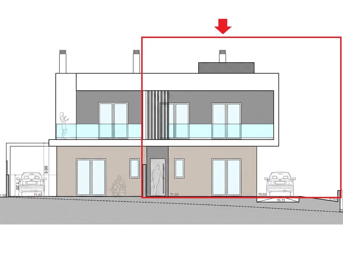 Moradia Geminada T4 de gaveto, localizada no Pinhal General, Fernão Ferro - Seixal