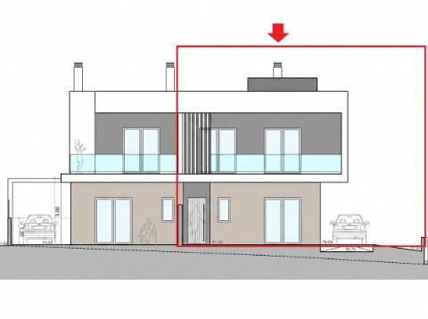 Moradia Geminada T4 de gaveto, localizada no Pinhal General, Fernão Ferro - Seixal