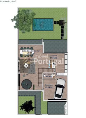 Moderna Moradia T3 +1 em Palmeira