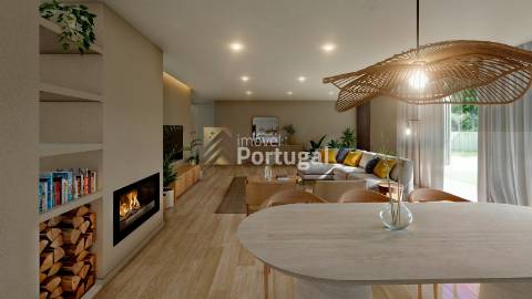 MORADIAS TÉRREAS T4  DE LUXO COM PISCINA - SOUTELO