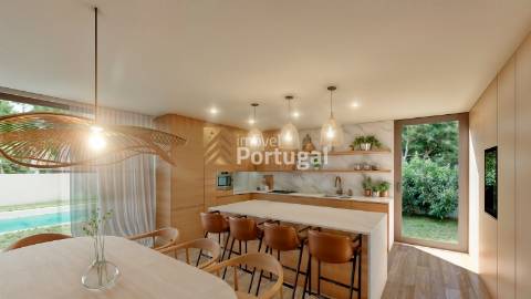 MORADIAS TÉRREAS T4  DE LUXO COM PISCINA - SOUTELO